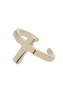 Topshop Cross Toe Ring - Lyst