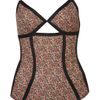 Topshop Floral Chiffon Body in Black (multi) - Lyst