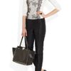 Valentino Lace Detailed Wool Blend Turtle Neck Sweater in Beige (white) - Lyst