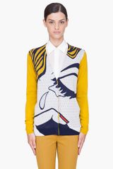 3.1 Phillip Lim Yellow Break Up Cardigan