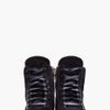 Balmain Black Suede Zip Sneakers in Black for Men - Lyst