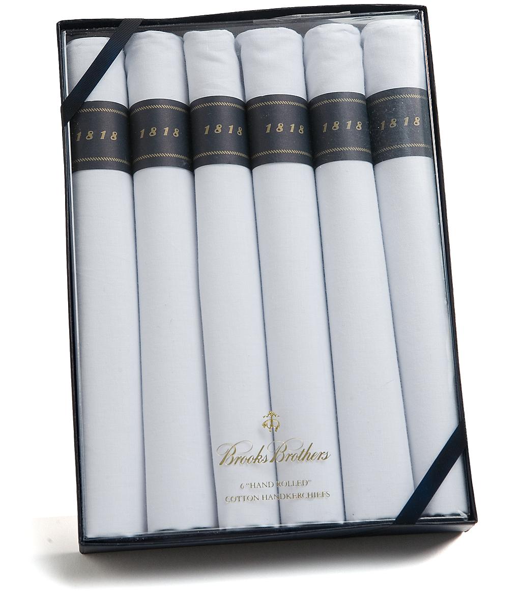 Brooks Brothers Cigarrolled Handkerchiefs in White for Men Lyst