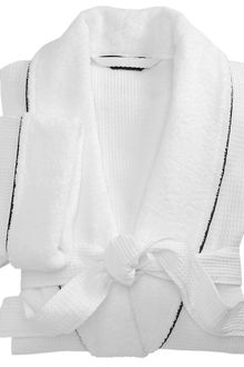 Brooks Brothers Cotton Waffle Robe - Lyst