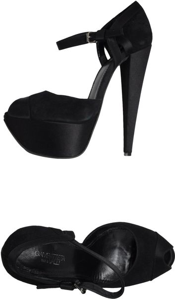 Giambattista Valli Platform Sandals in Black - Lyst