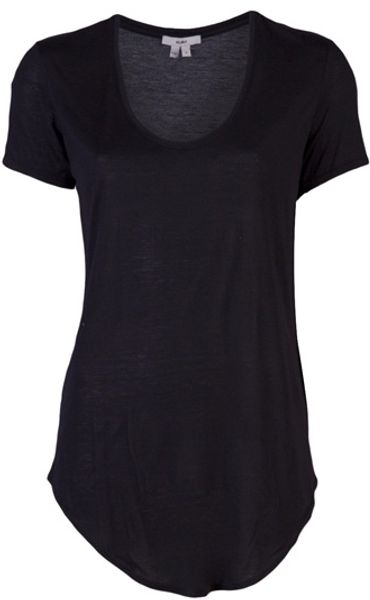 Helmut Lang Kinetic Basic Tshirt in Black - Lyst