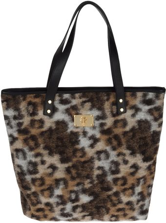 Just Cavalli Large Fabric Bag - Lyst