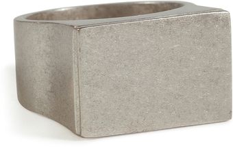 Maison Martin Margiela Silver Case Ring - Lyst