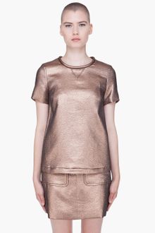 Marc By Marc Jacobs Verushka Lame Top - Lyst
