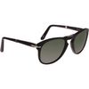 Persol Folding Round Frame 54 Sunglasses in Black for Men (silver) - Lyst