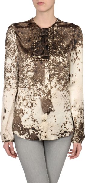 Roberto Cavalli Long Sleeve Shirt - Lyst