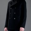 Dior Double Breasted Pea Coat in Black for Men (pea) - Lyst