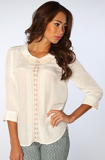 Free People The Geek Rock Top in Ivory - Lyst