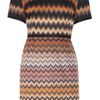 Missoni Zigzag Crochetknit Woolblend Dress in Multicolor (multicolored) - Lyst