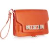 Proenza Schouler Ps11 Textured Leather Wristlet Clutch in Orange - Lyst
