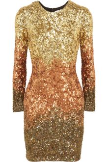 Rachel Gilbert Shivaun Dégradé Metallic Sequined Dress - Lyst