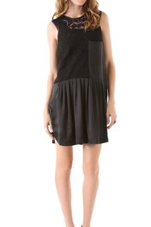 Rebecca Taylor Big Lace Sleeveless Dress - Lyst
