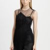Alexander Wang Layered Tulle Embroidered Top in Black - Lyst