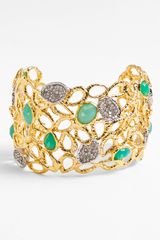 Alexis Bittar Elements Siyabona Wide Petal Cuff