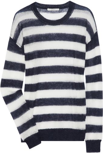 Aubin & Wills Drynam Striped Openknit Sweater - Lyst