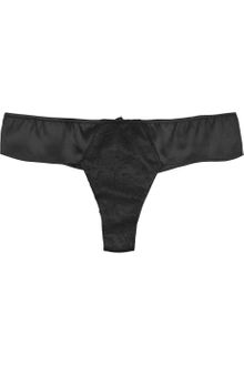 Carine Gilson Egérie Silk Satin Thong - Lyst