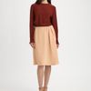 Chloé Bicolor Silk Dress in Brown (berry) - Lyst