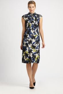 Erdem Elina Silk Crepe Dress - Lyst