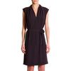 Lanvin VNeck Dress in Black - Lyst
