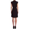 Lanvin VNeck Dress in Black - Lyst