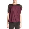Lanvin Pailette Shoulder Top in Purple (wine) - Lyst