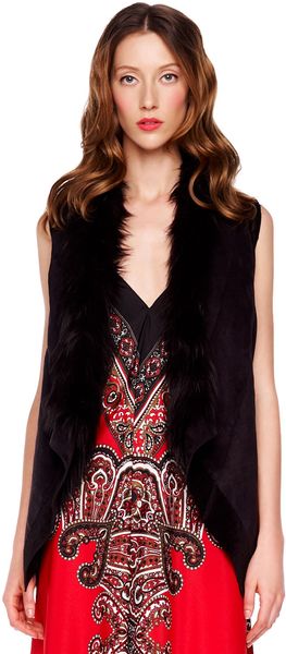 Michael Kors Fauxfur Vest - Lyst