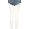 Moto Moto Dip Dye Aztec Embroidered Denim Hotpants in Blue (black) - Lyst