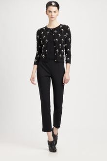 Oscar de la Renta Wool Pants - Lyst