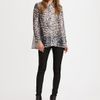 Thakoon Addition Printed Blouse in Gray (black) - Lyst