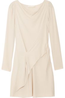 Vanessa Bruno Draped Crepe Dress - Lyst