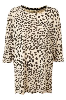 Whistles Pattie Oversize Cheetah Top - Lyst