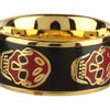 Alexander Mcqueen Black Bracelet Skull Printed in Black (b) - Lyst