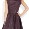 Alexander Mcqueen Pleated Leather Dress in Purple (plum) - Lyst