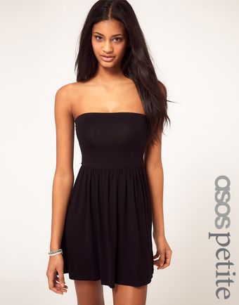 ASOS Collection Asos Petite Strapless Skater Dress - Lyst
