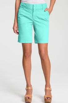 Caslon® Stretch Twill Shorts - Lyst