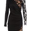 Emilio Pucci Asymmetric Dress in Black - Lyst
