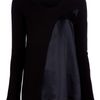 Givenchy Cut Away Top in Black - Lyst