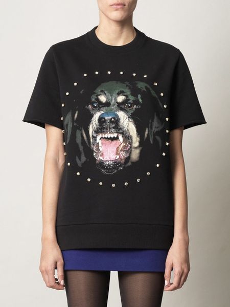 Givenchy Rottweiler Print Sweater in Black - Lyst