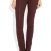 Helmut Lang Coated Midrise Skinny Jeans in Purple (burgundy) - Lyst