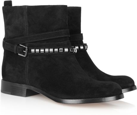 michael kors black suede boots