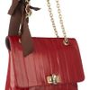 Lanvin Happy Medium Glossed Eel Shoulder Bag in Red - Lyst