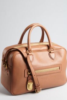 Marc Jacobs  Leather Manhattan Crossbody Satchel - Lyst