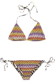 Missoni Basket Reversible Triangle Bikini - Lyst