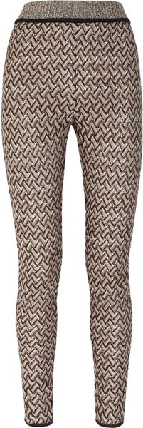 Missoni Crochetknit Skinny Pants in Multicolor (multicolored) - Lyst