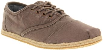 Toms Toms Cordonnes Jute Sole Grey Washed - Lyst