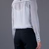 Tory Burch Silk Blouse in Blue - Lyst